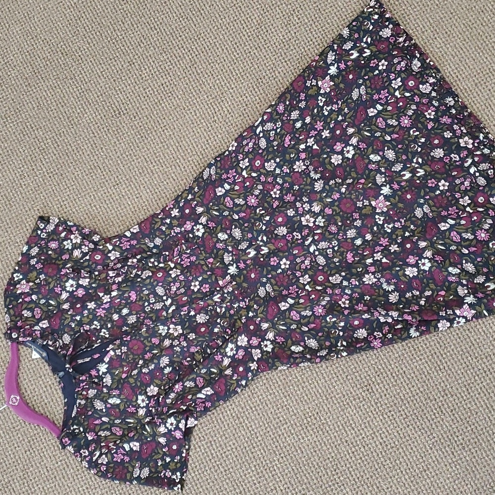 Brooks brothers flower print short dress
